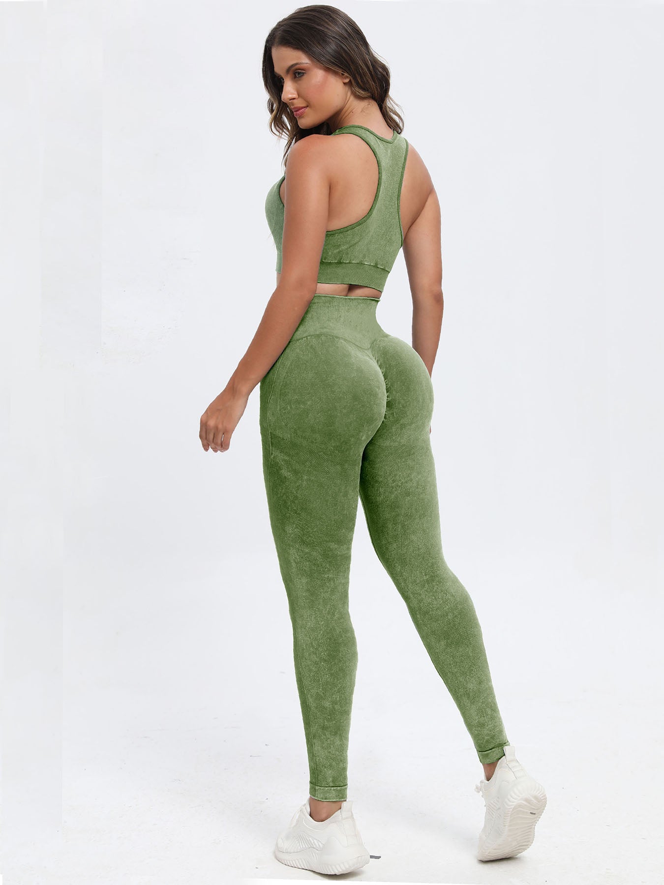 Wide Strap Yoga Top and Pants Set