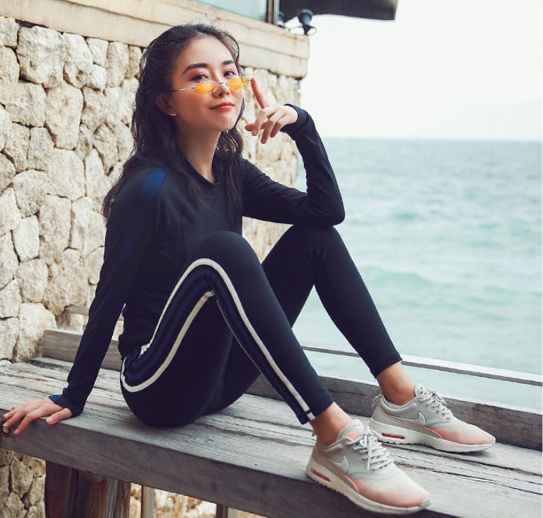 Sexy Striped Yoga Pants
