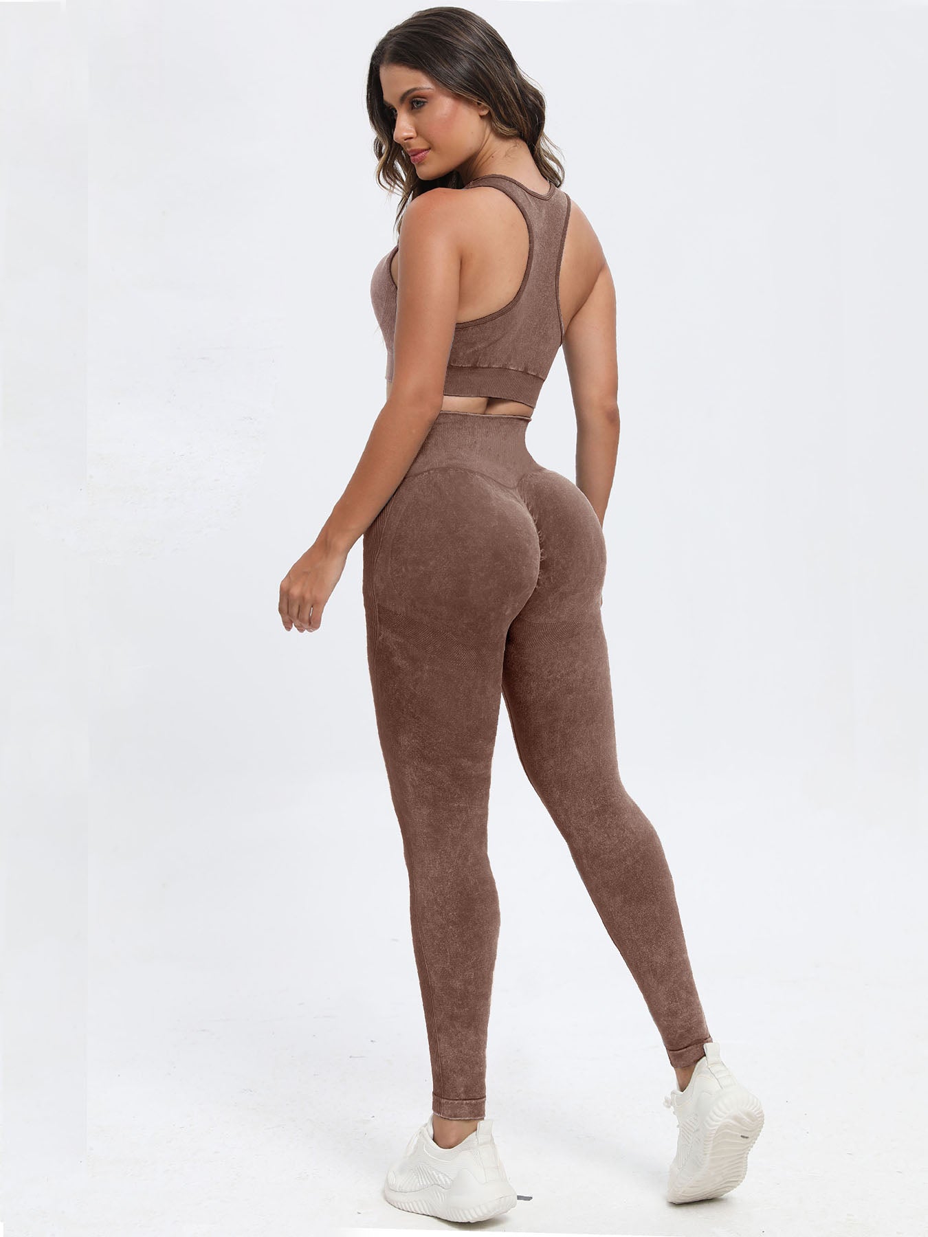 Wide Strap Yoga Top and Pants Set