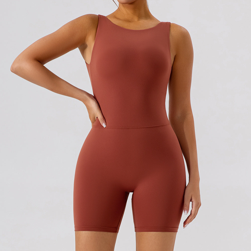Yoga Jumpsuit Shorts For Women
