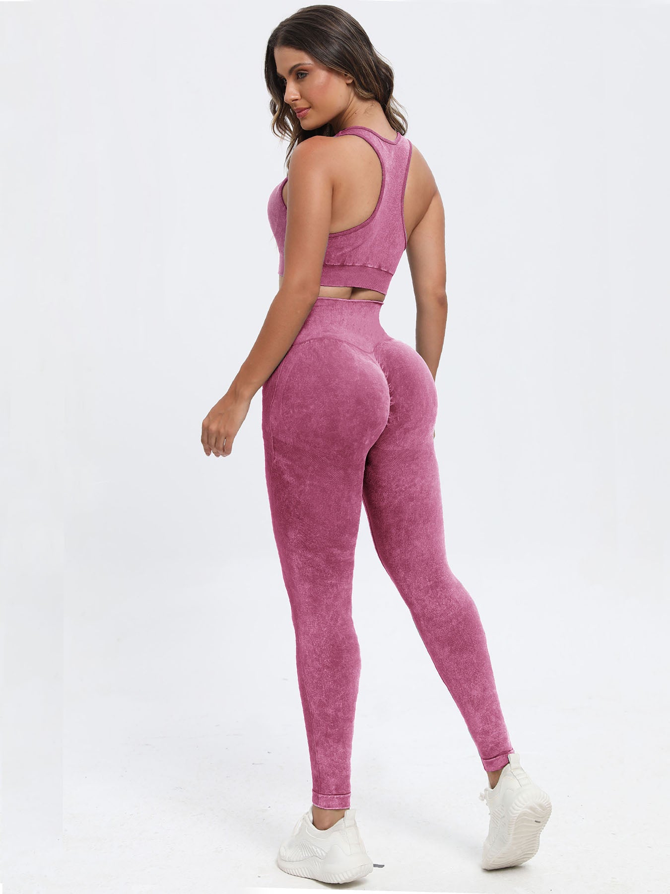 Wide Strap Yoga Top and Pants Set
