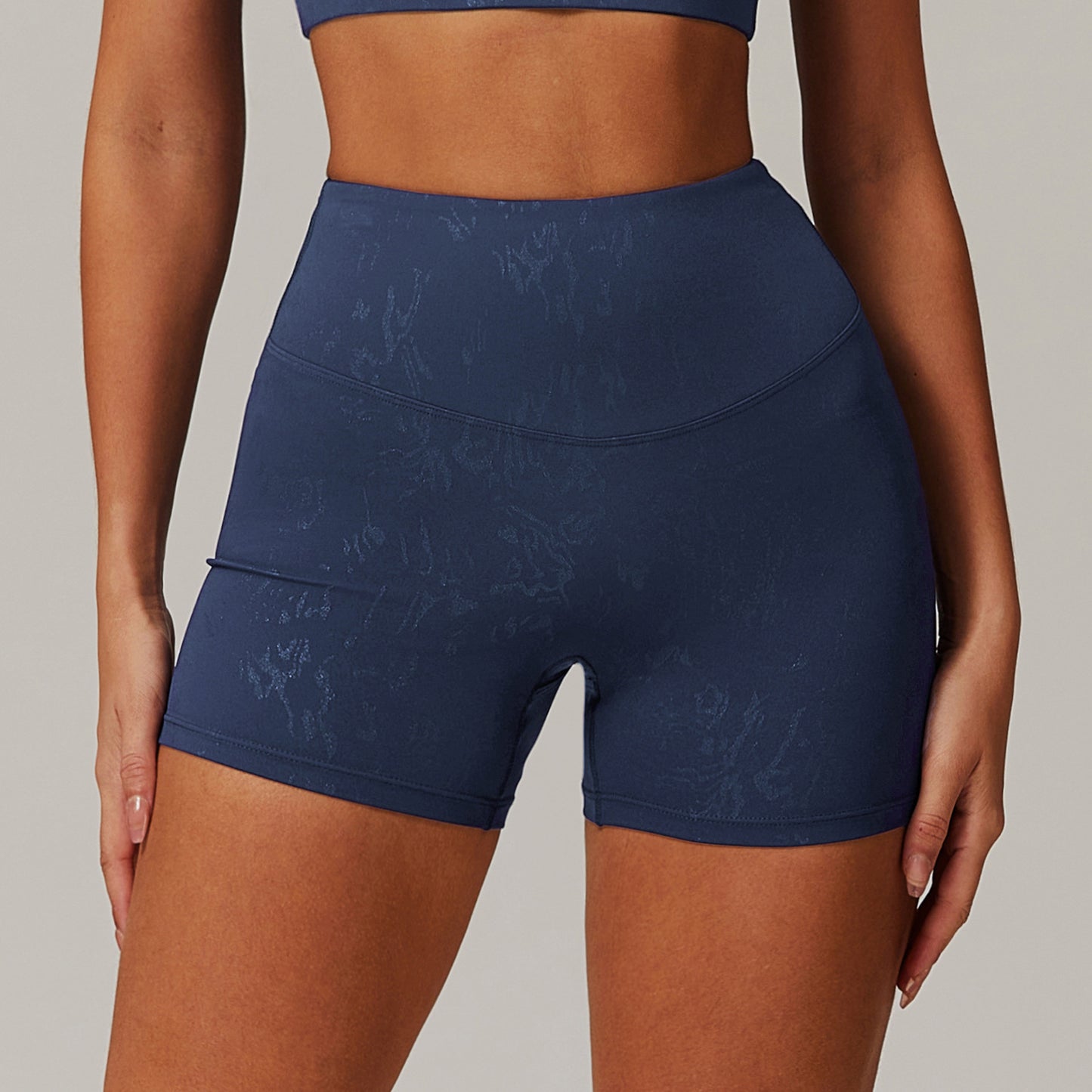 Casual Bronzing Yoga Shorts