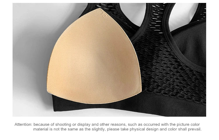 Padded Mesh Yoga Top