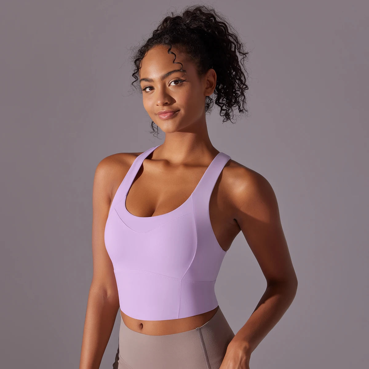 Sexy Simple Nylon Yoga Top