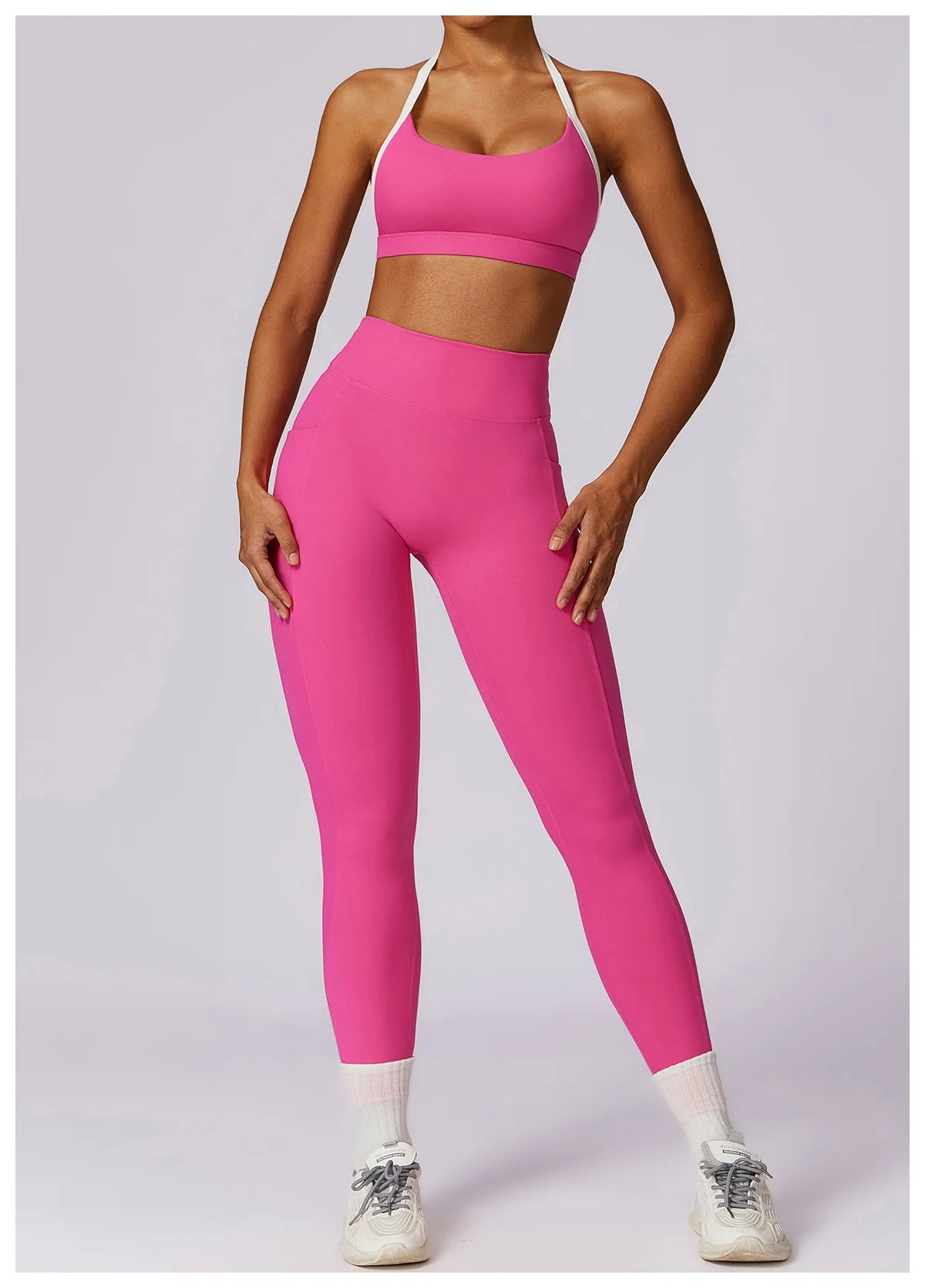 Elegant Yoga Set with Top Option