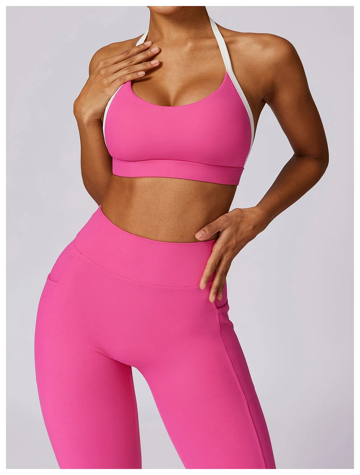 Elegant Yoga Set with Top Option