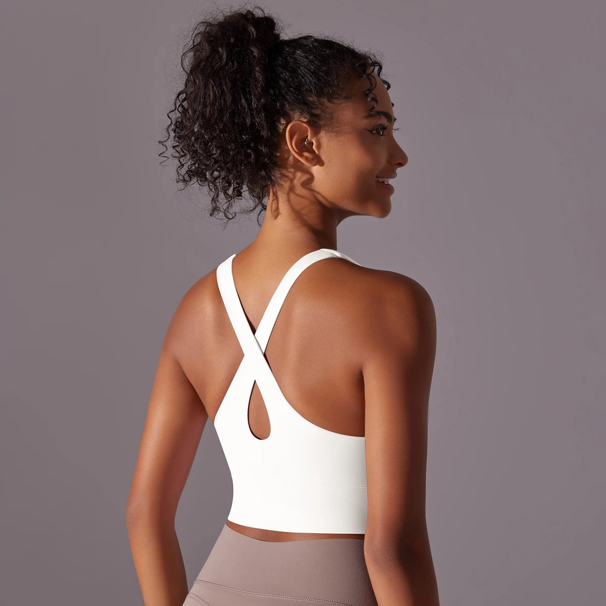 Sexy Simple Nylon Yoga Top