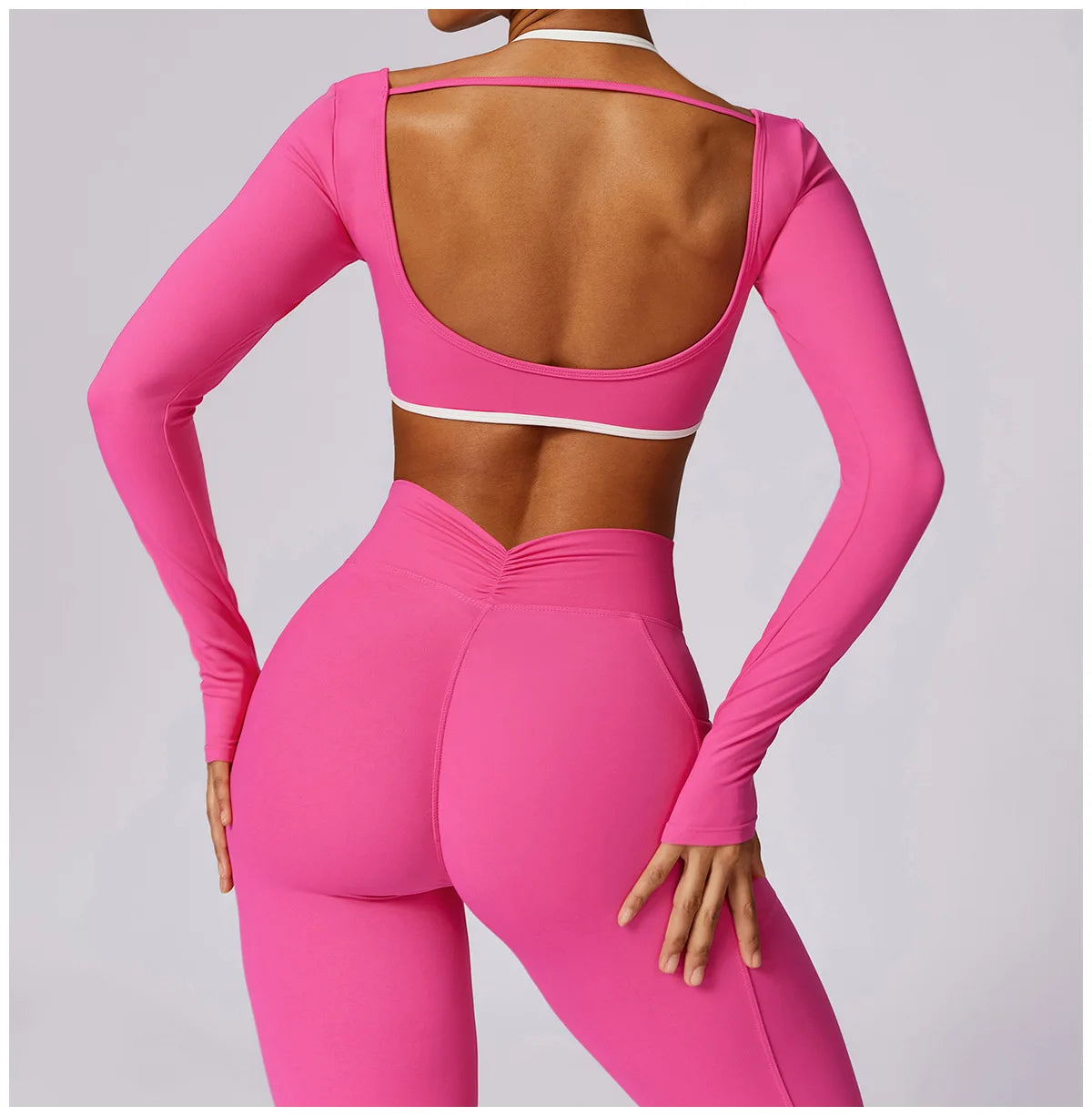 Elegant Yoga Set with Top Option