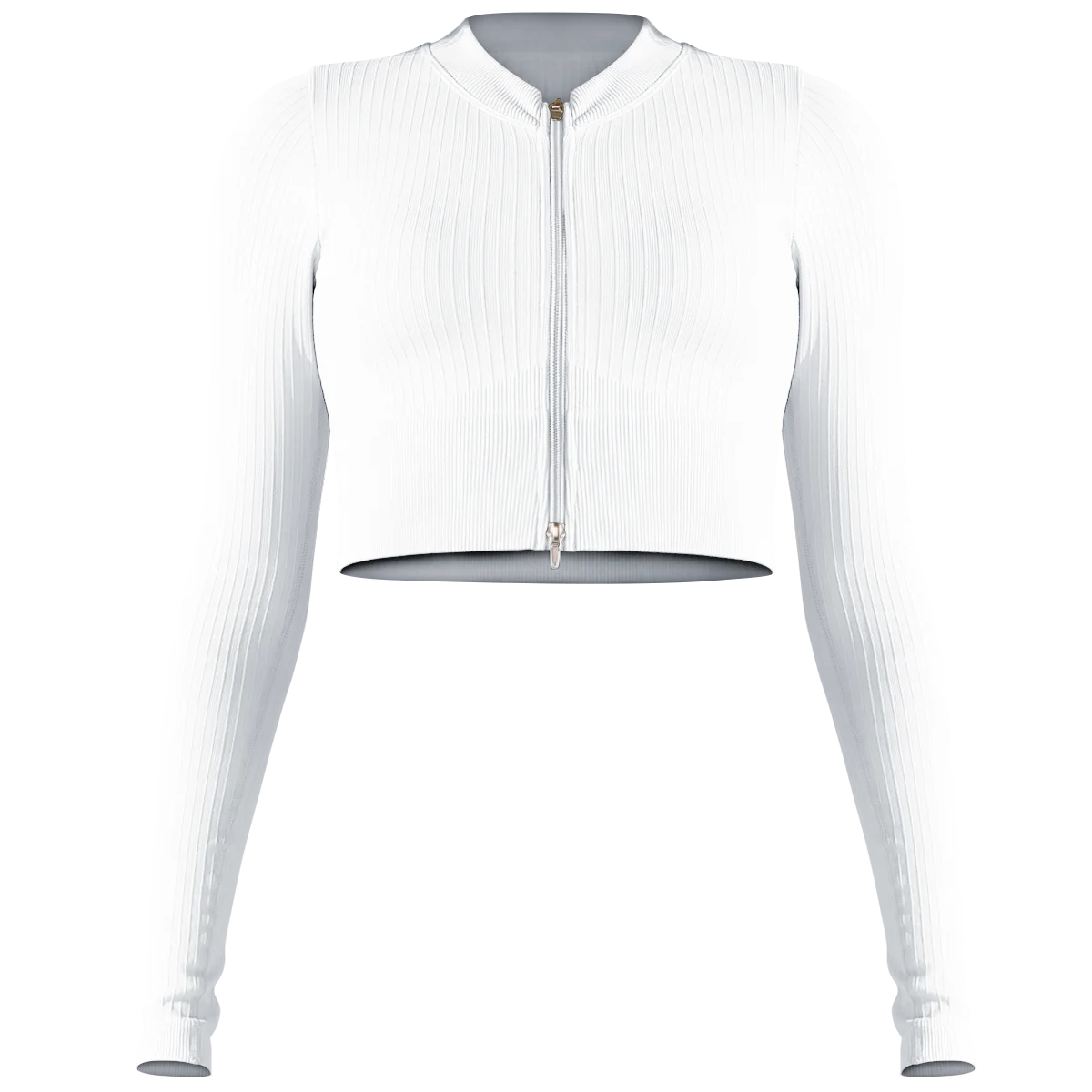 Zip Front Track Top
