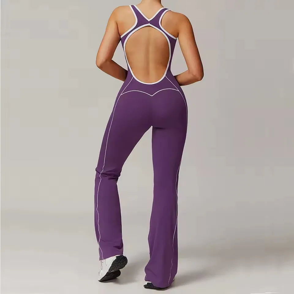 Trendy One-Piece Yoga Suit