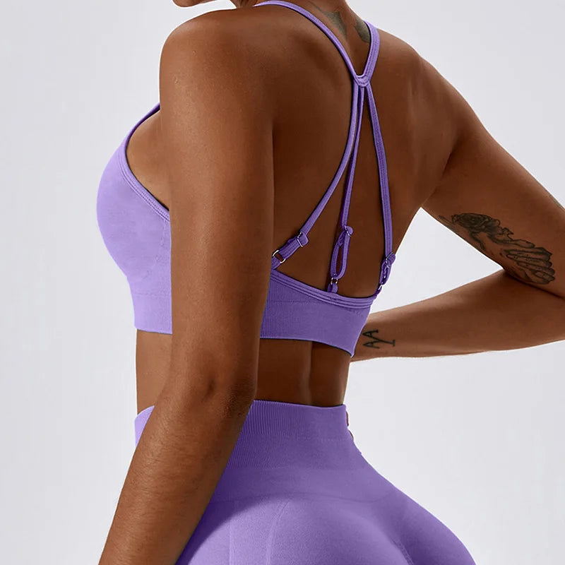 Sexy Open Back Yoga Top