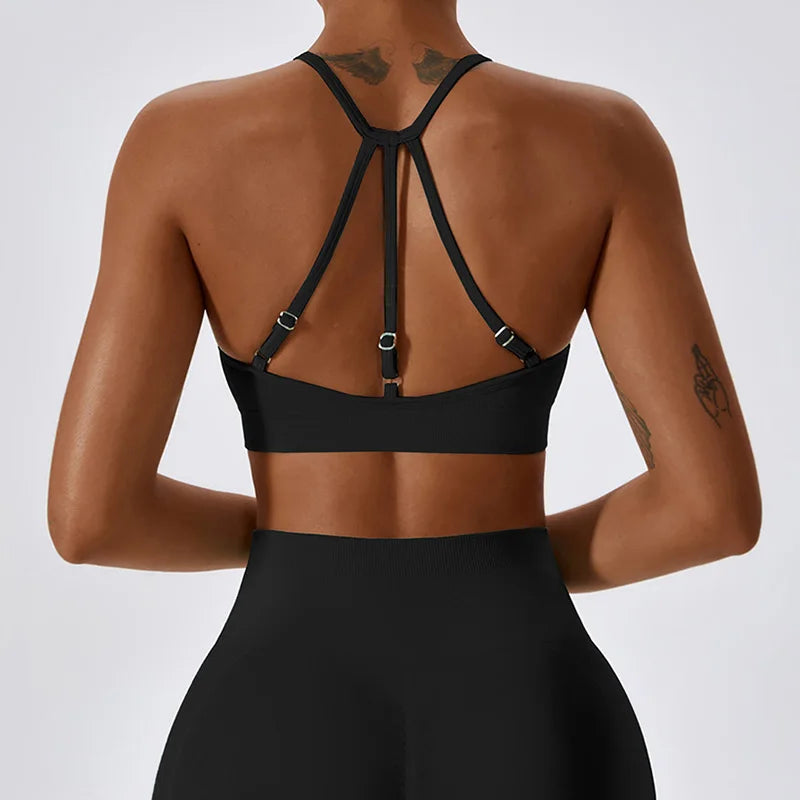 Sexy Open Back Yoga Top