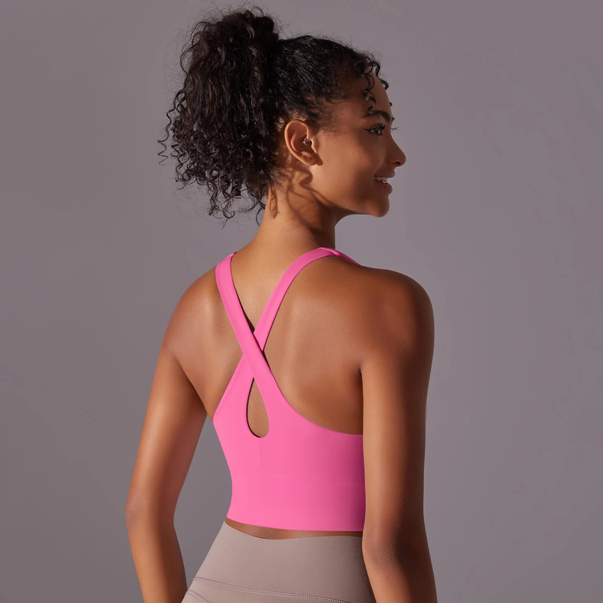 Sexy Simple Nylon Yoga Top