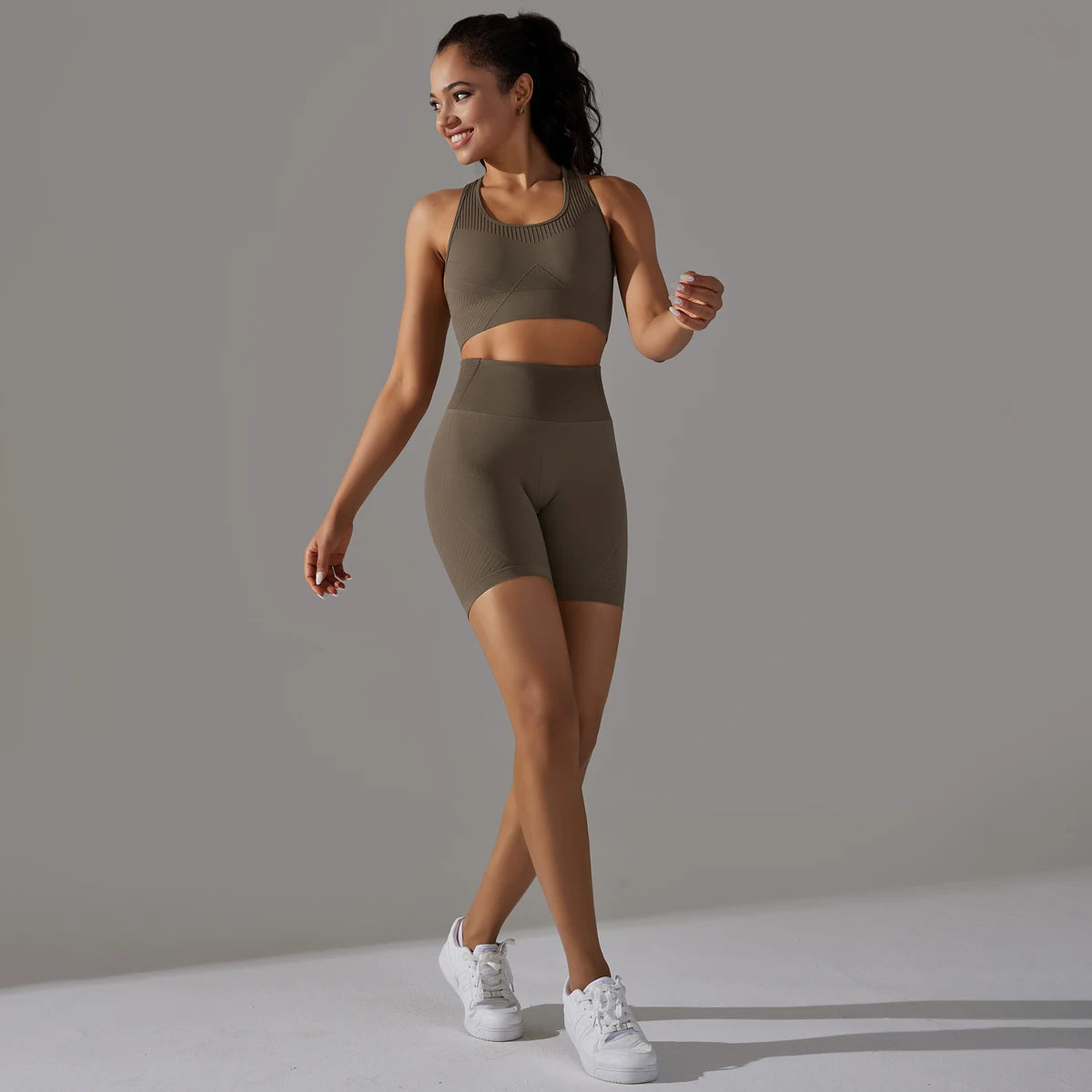 Trendy Seamless Yoga 2-Piece