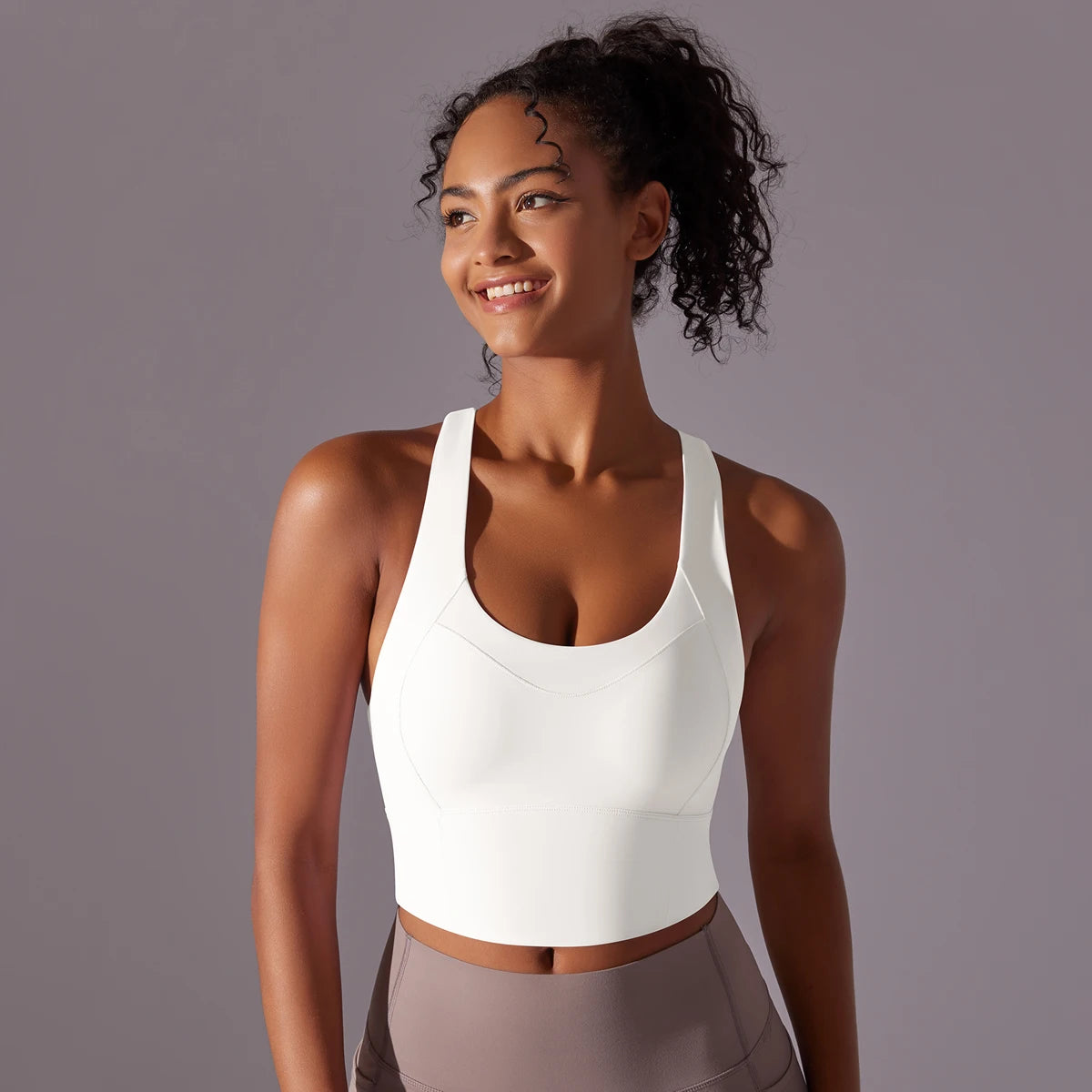 Sexy Simple Nylon Yoga Top