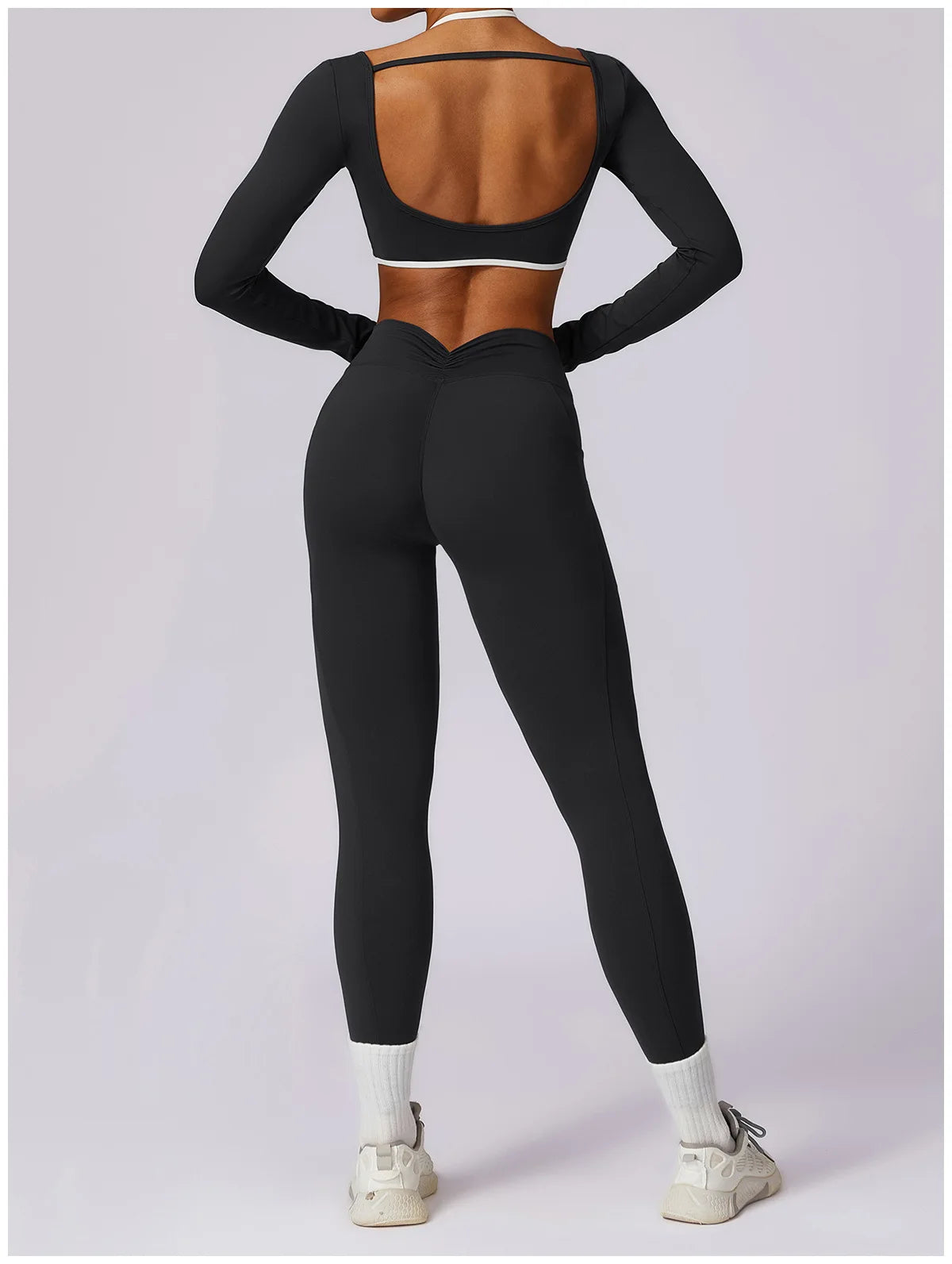 Elegant Yoga Set with Top Option