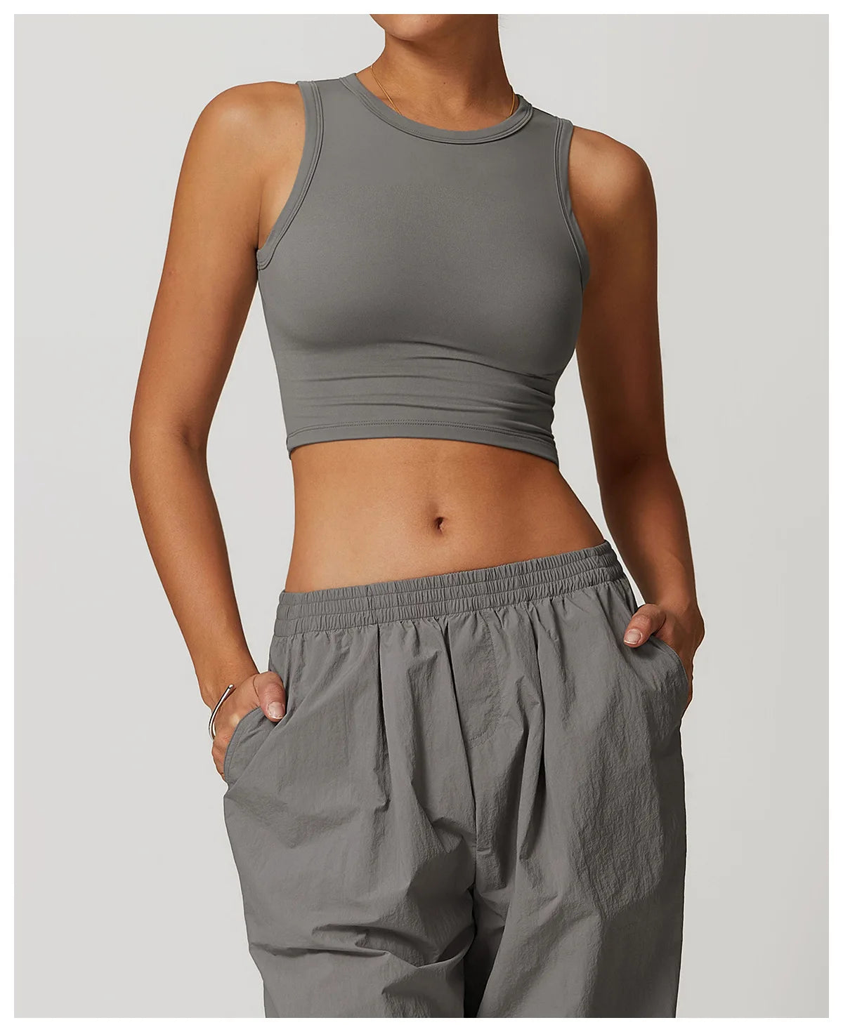 Simple Sleeveless Push up Top