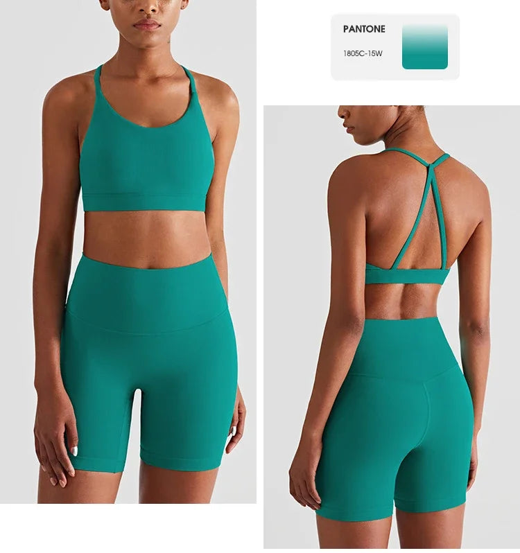 Yoga Shorts Set