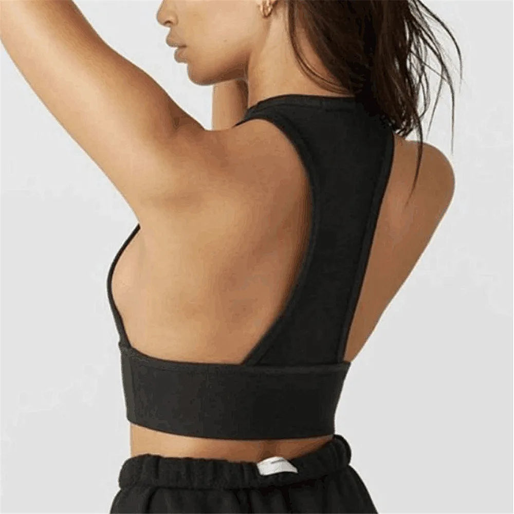 Simple New Halter Neck Yoga Top