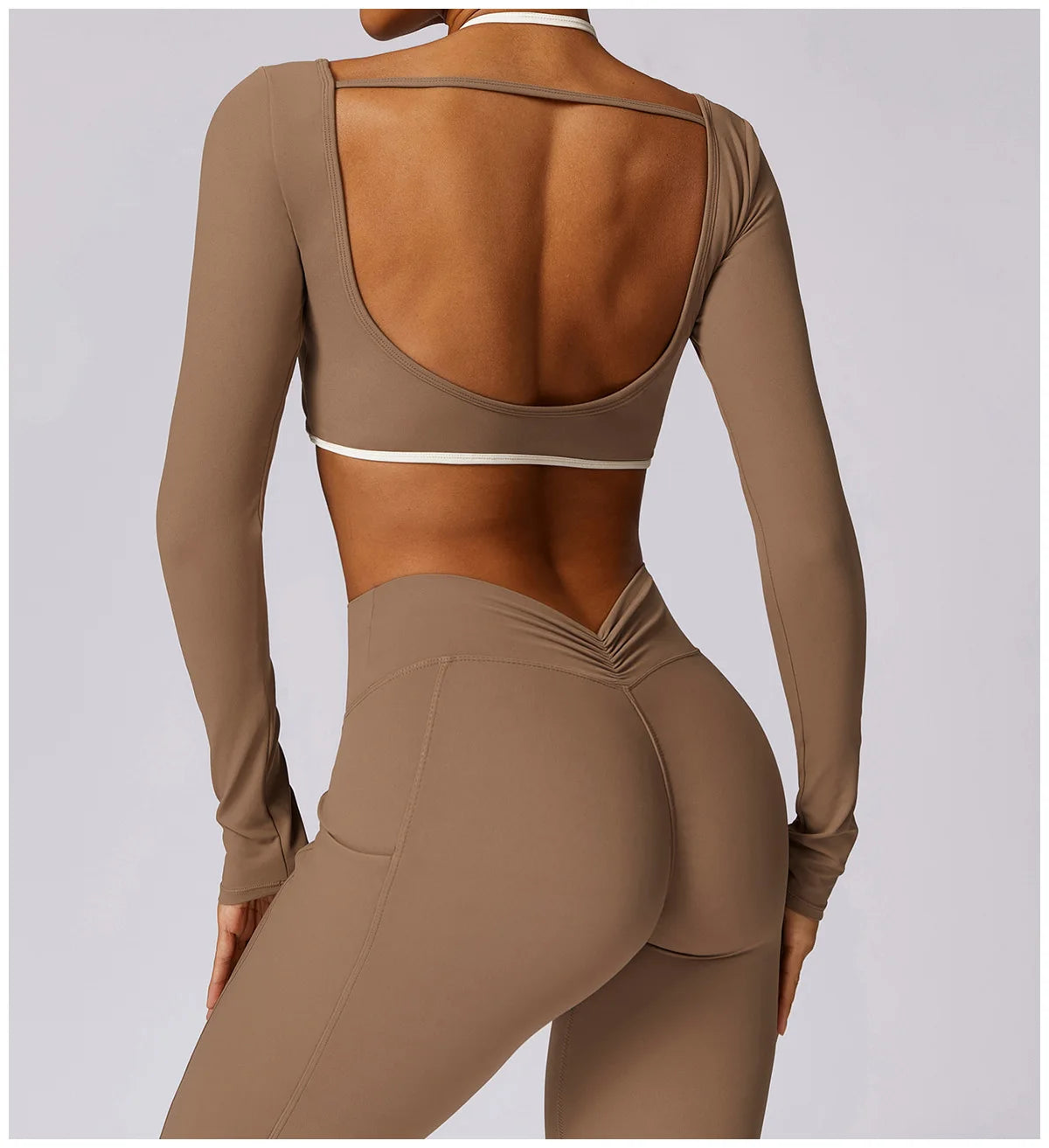 Elegant Yoga Set with Top Option