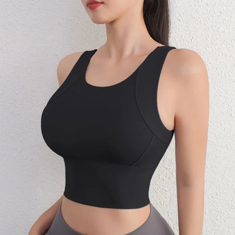 High Support Sports Yoga Crop Top