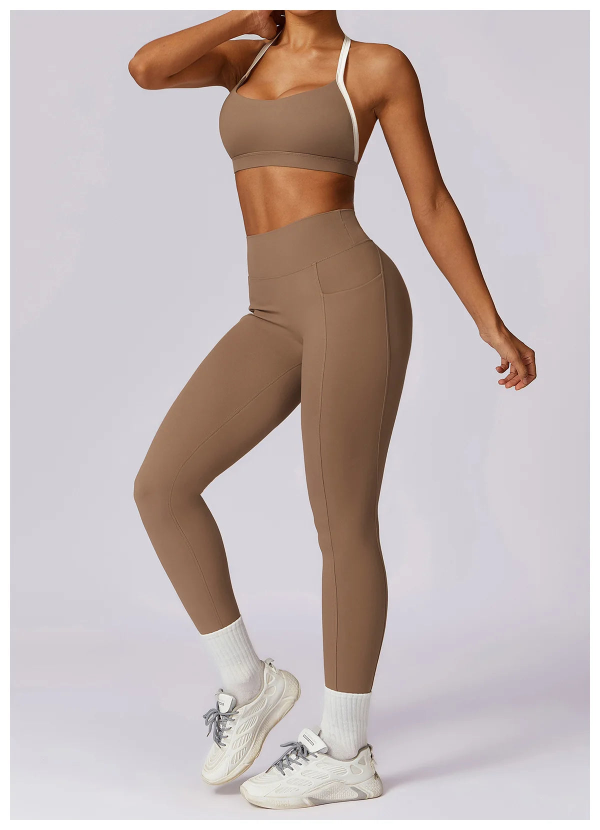 Elegant Yoga Set with Top Option
