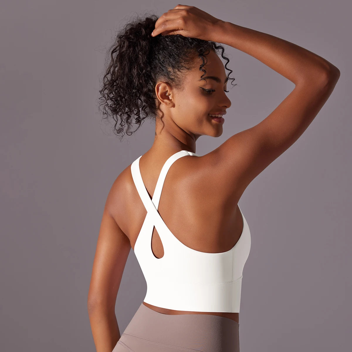 Sexy Simple Nylon Yoga Top