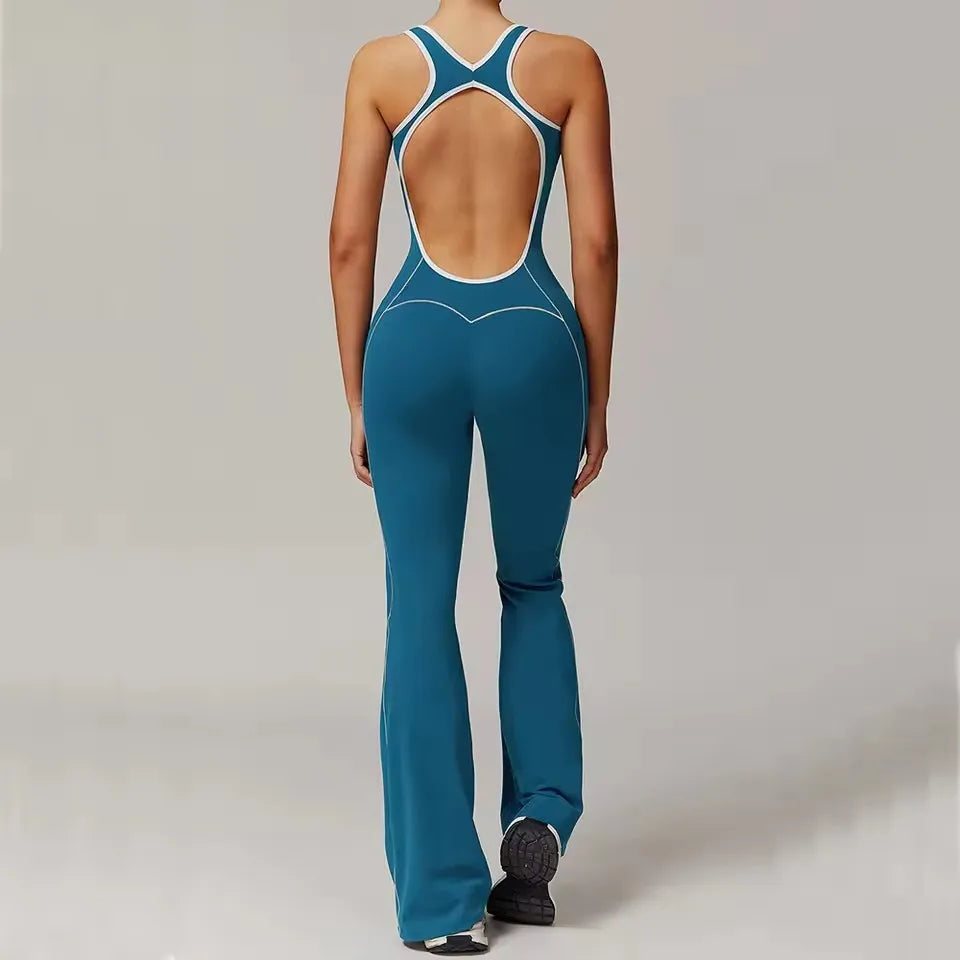 Trendy One-Piece Yoga Suit