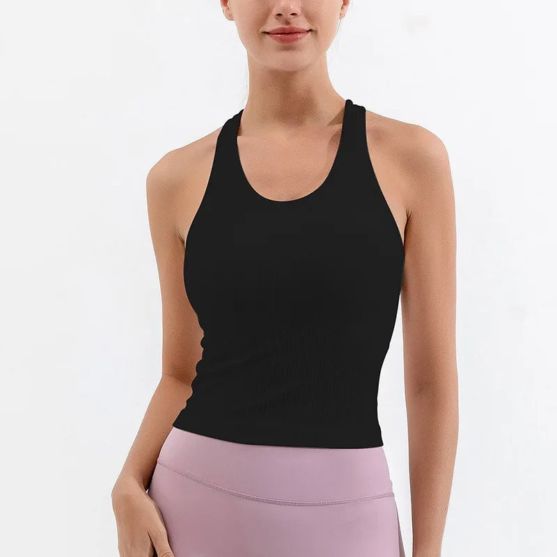 Yoga Tank Top, Ribbed