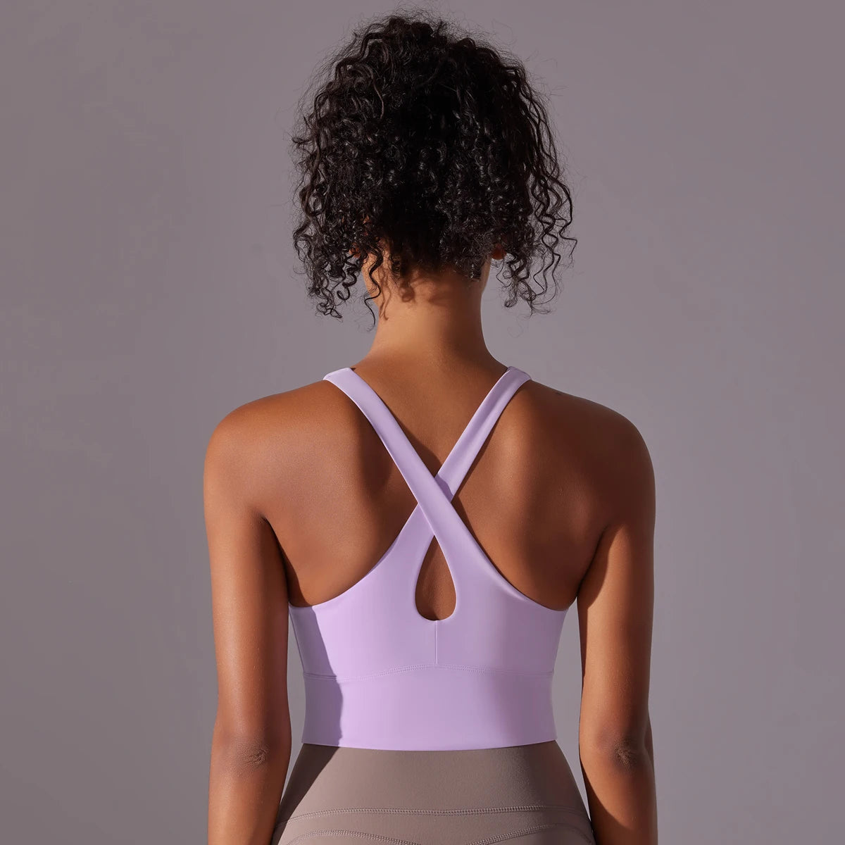 Sexy Simple Nylon Yoga Top