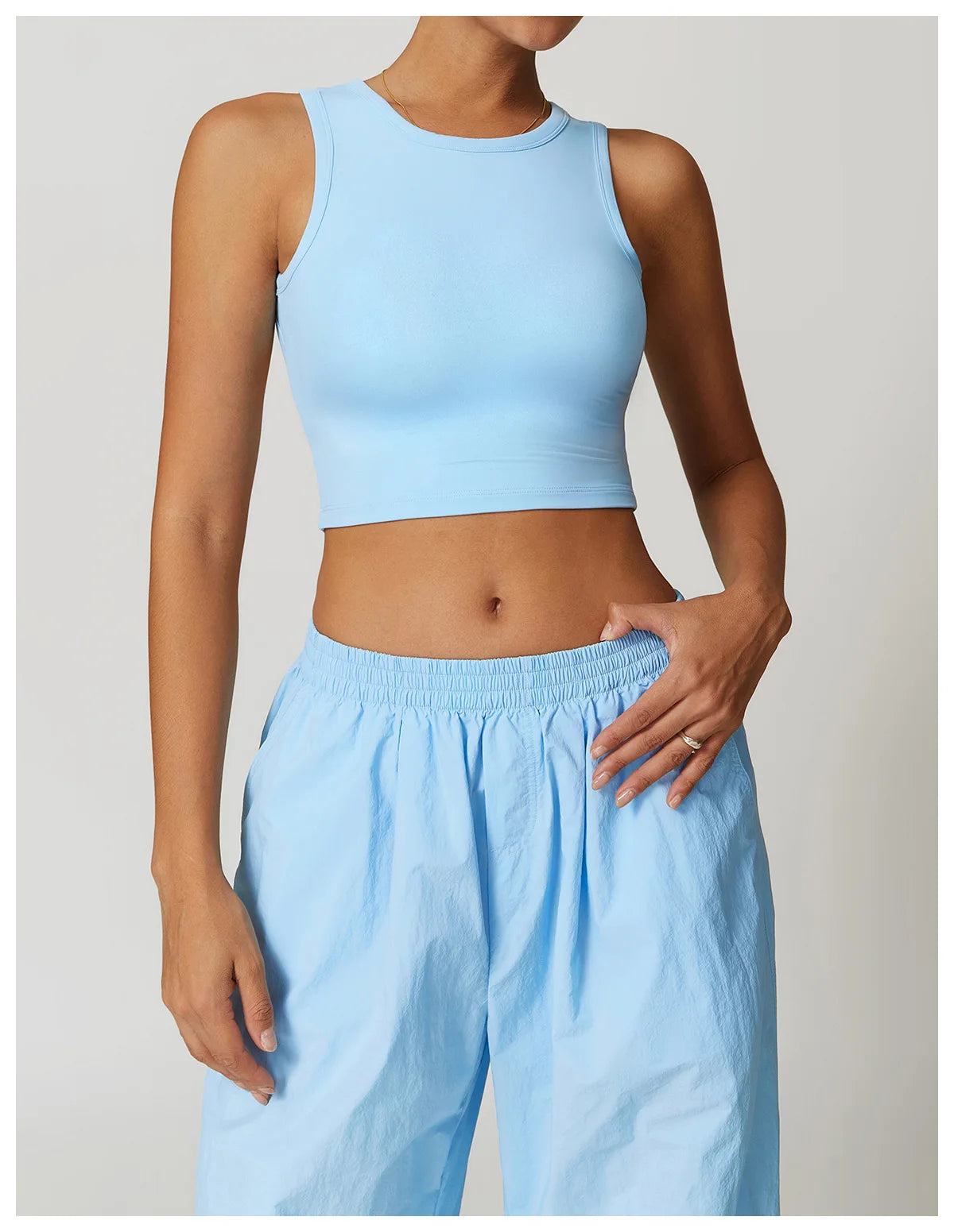 Simple Sleeveless Push up Top