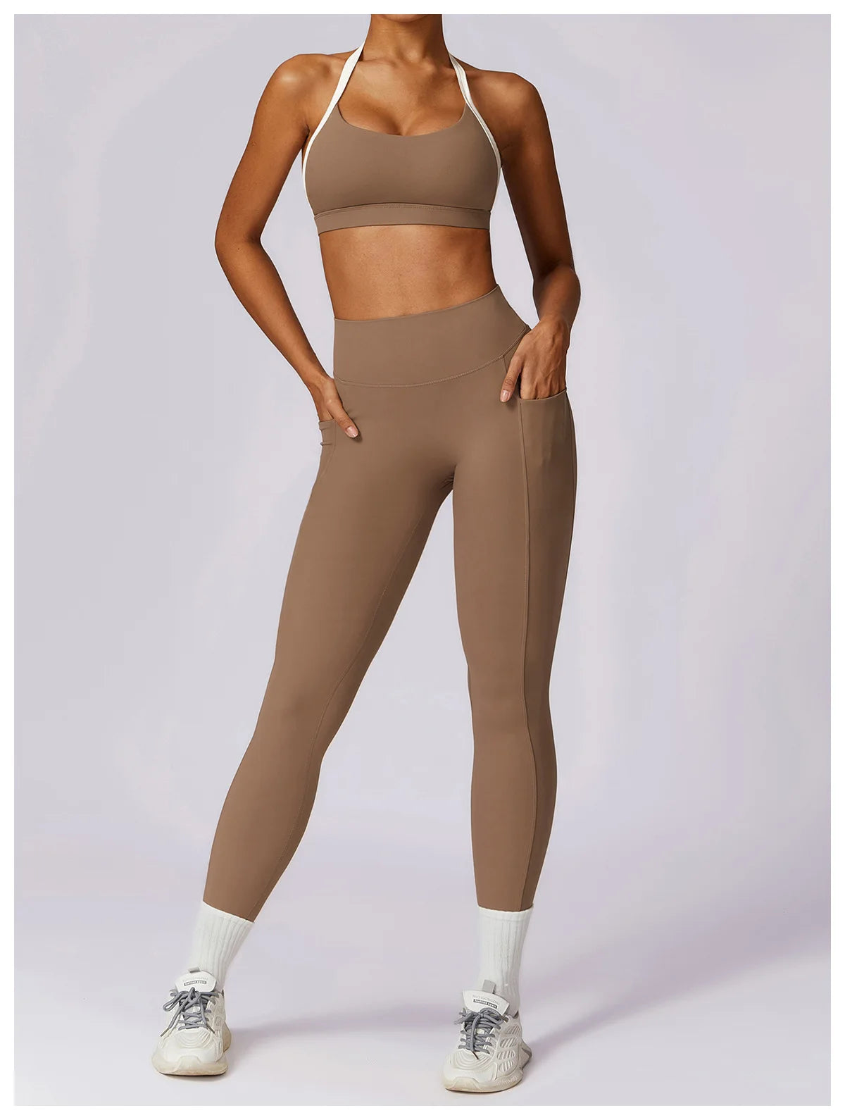 Elegant Yoga Set with Top Option
