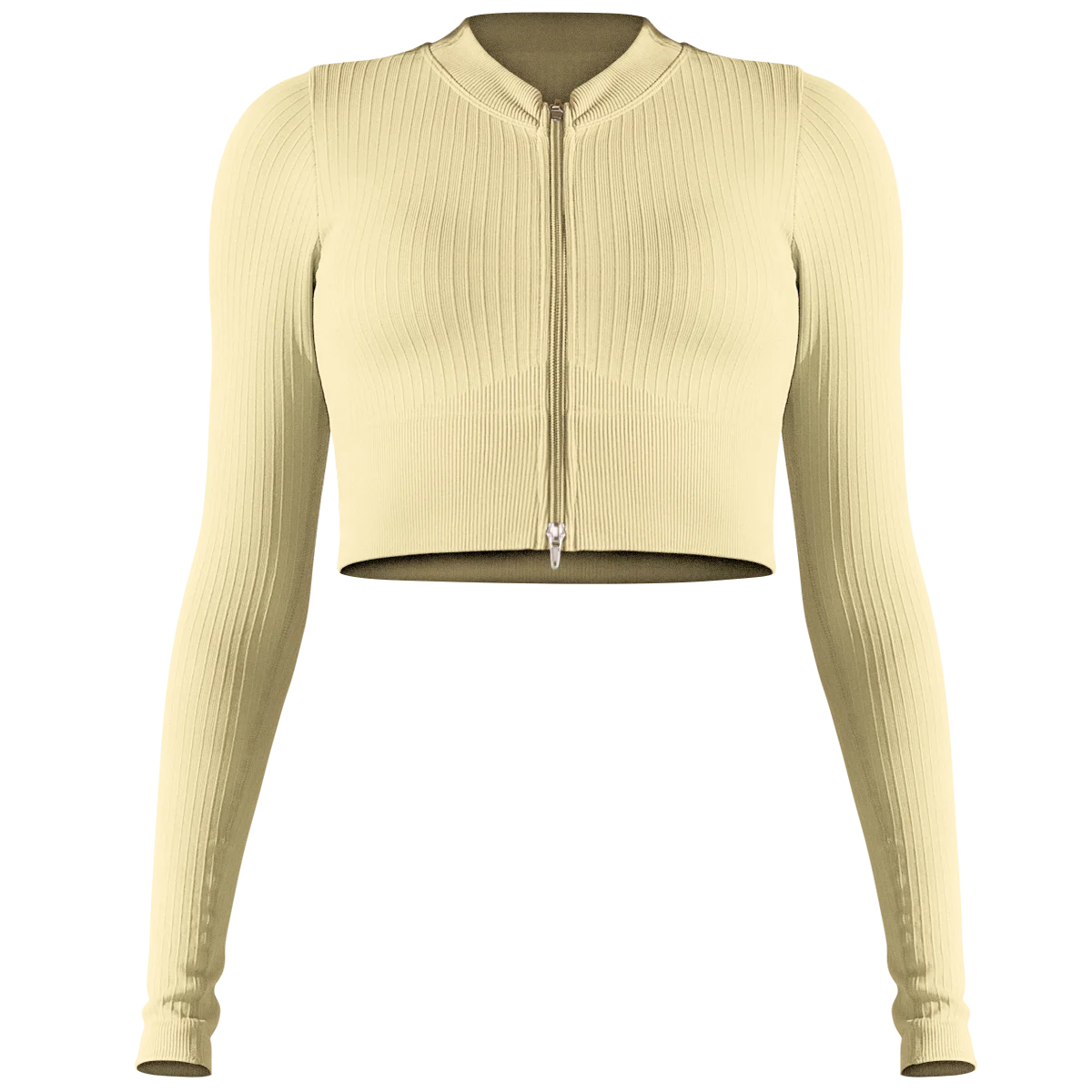 Zip Front Track Top
