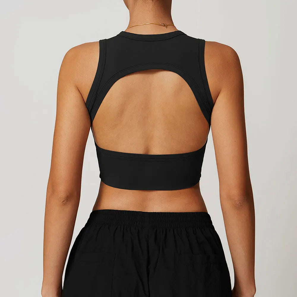 Simple Sleeveless Push up Top