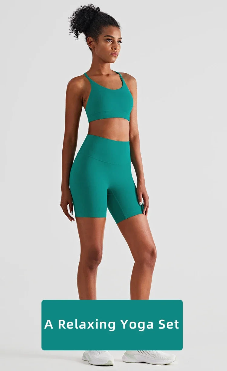 Yoga Shorts Set