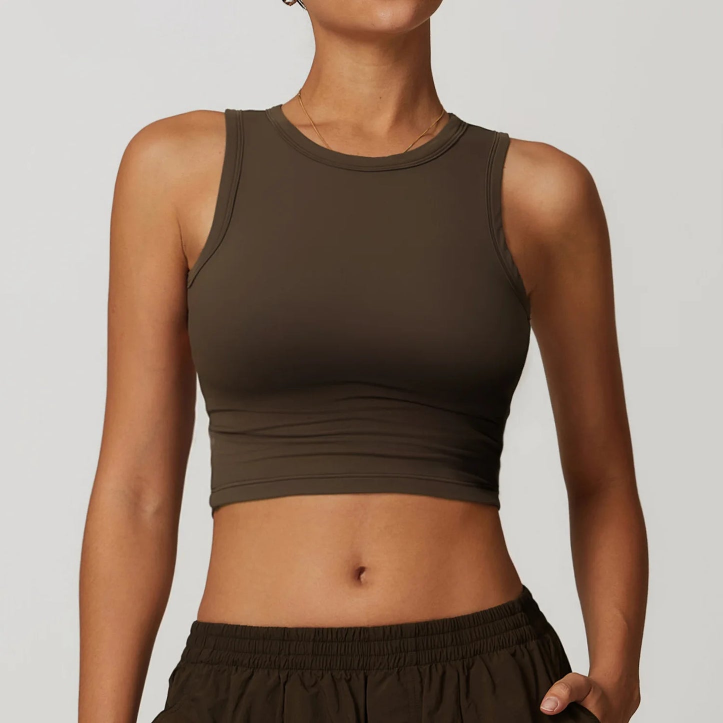 Simple Sleeveless Push up Top