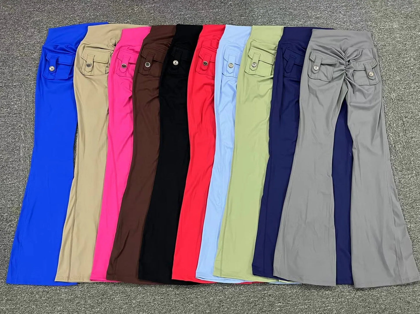 Wide Leg Stretch Yoga Pants