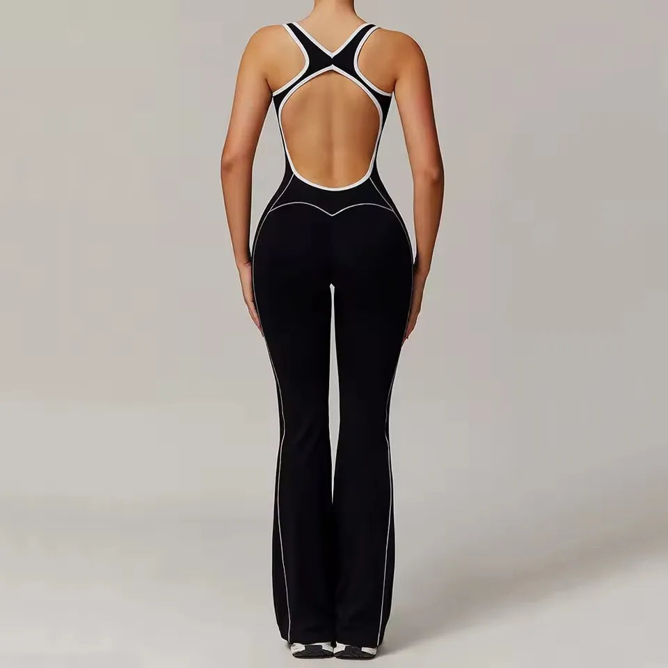 Trendy One-Piece Yoga Suit