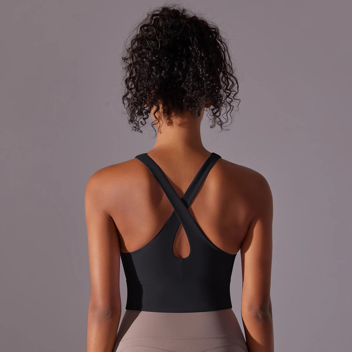 Sexy Simple Nylon Yoga Top
