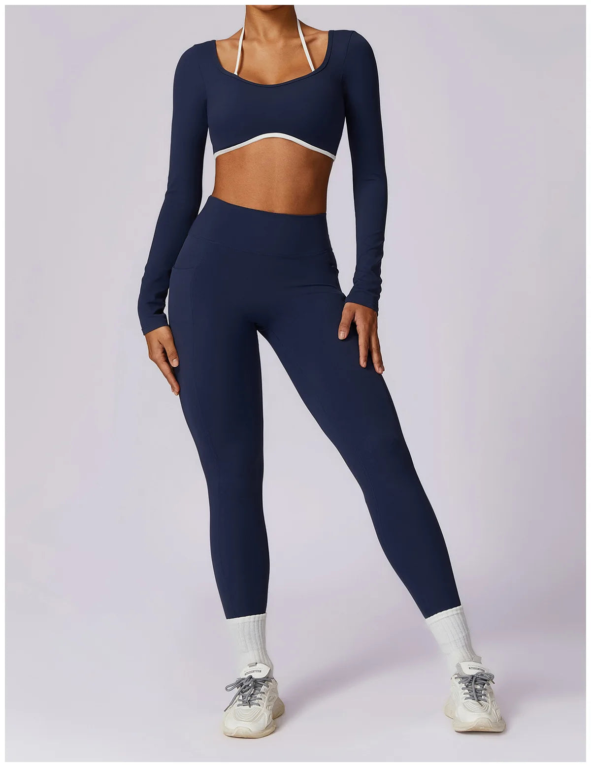 Elegant Yoga Set with Top Option