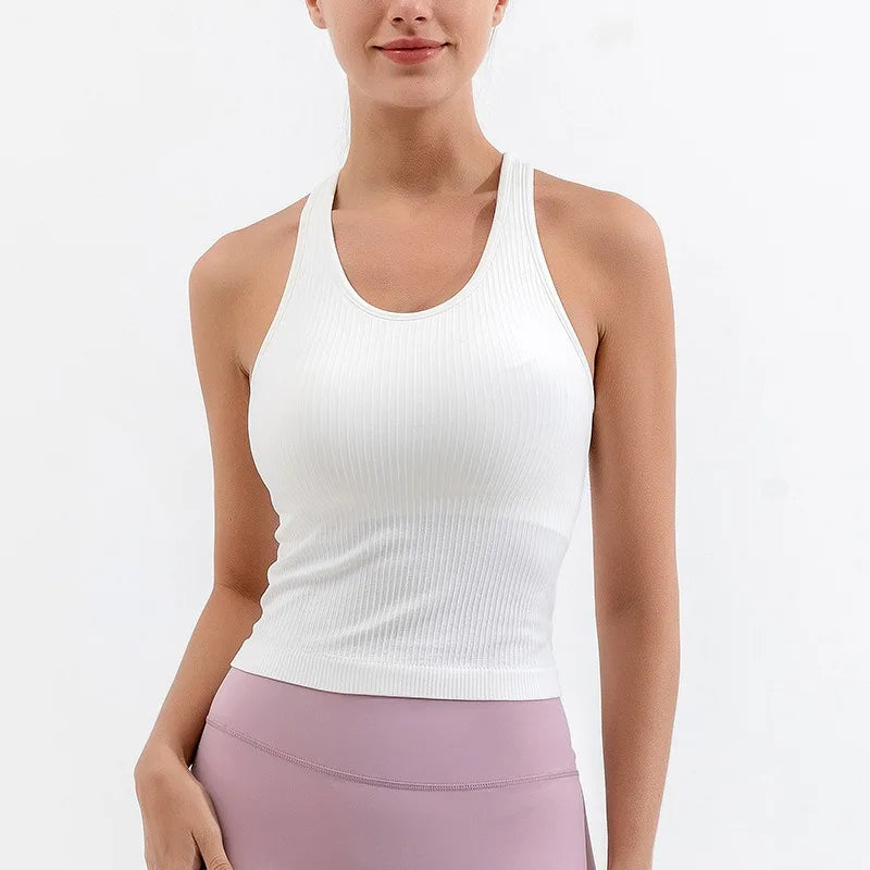 Yoga Tank Top, Ribbed