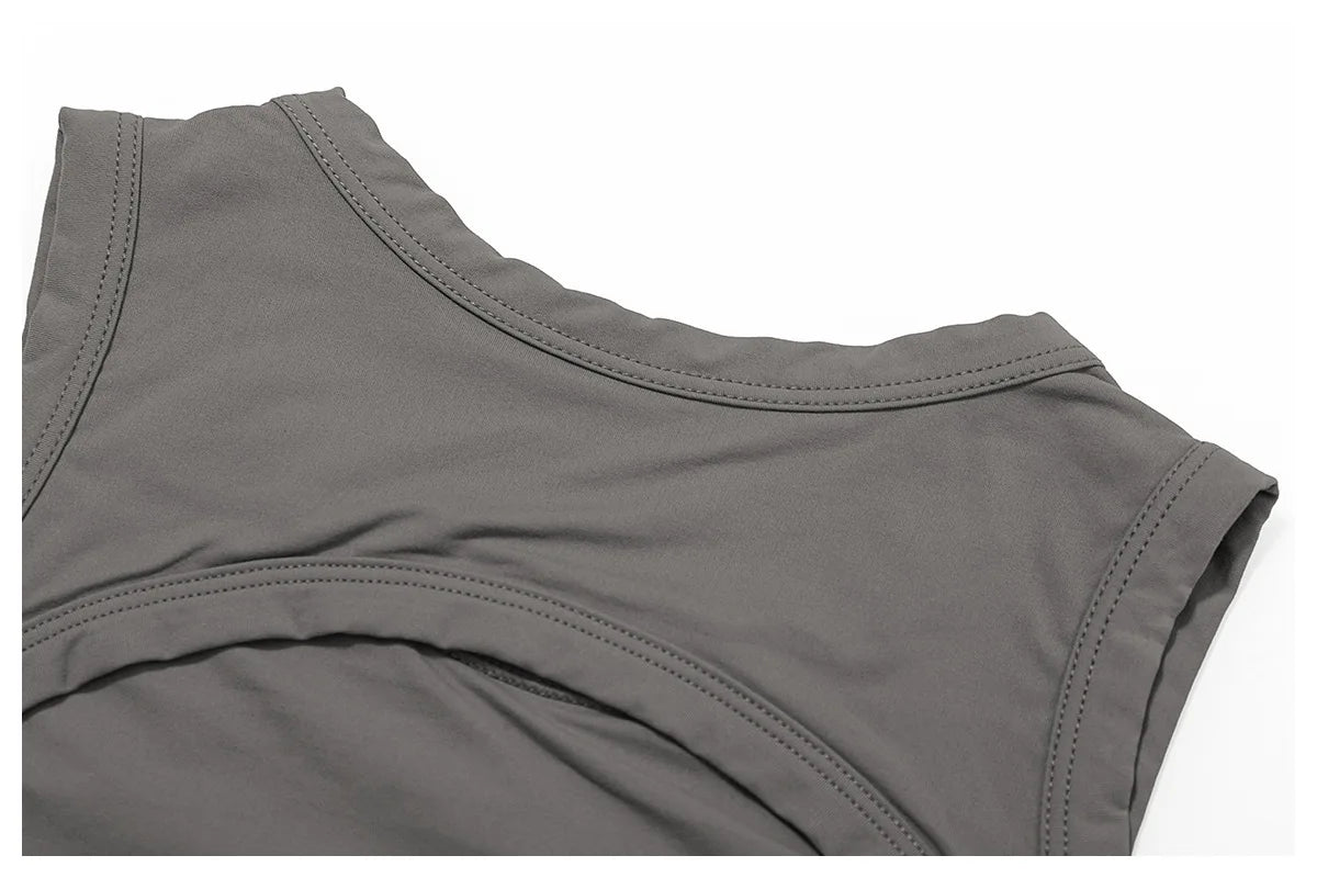 Simple Sleeveless Push up Top