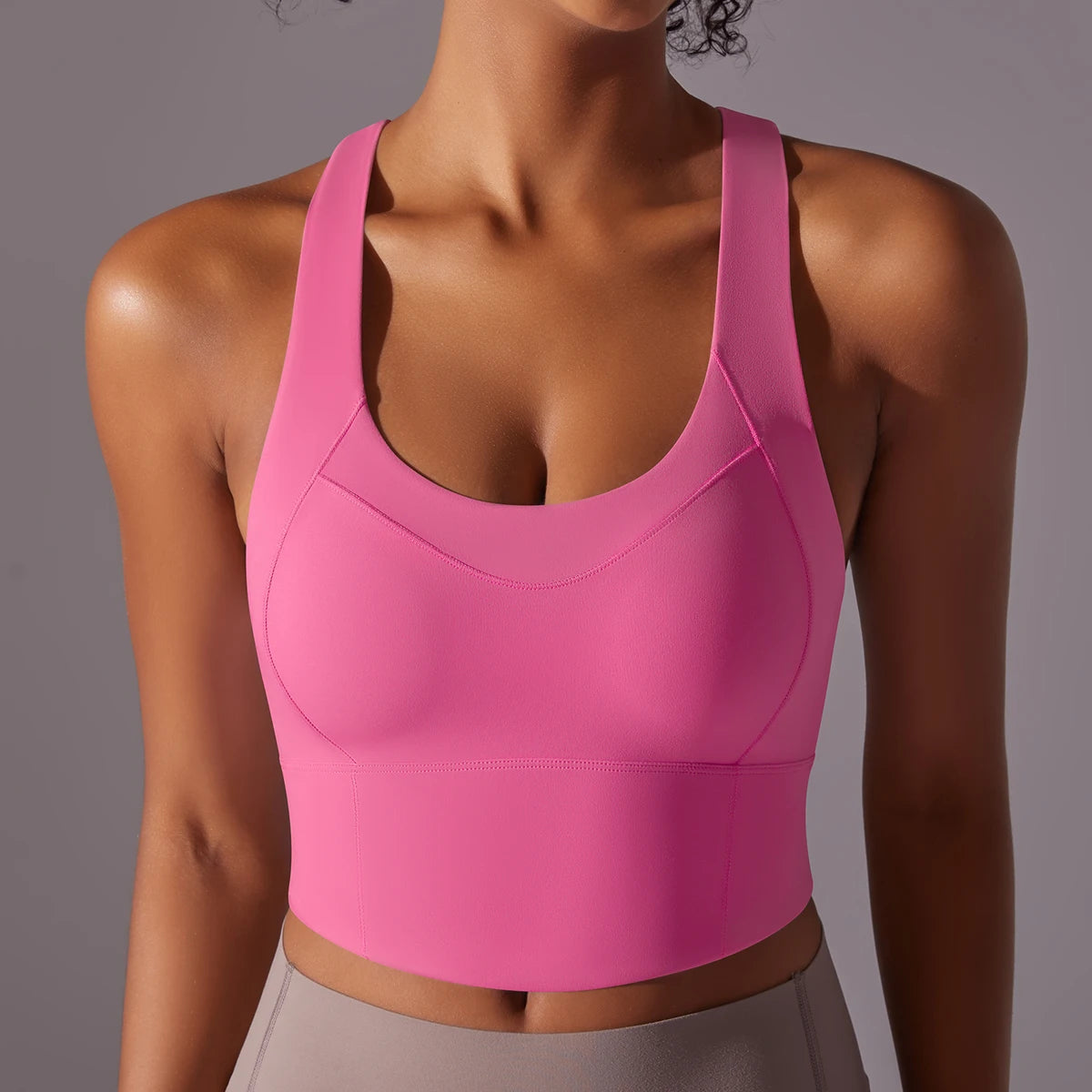 Sexy Simple Nylon Yoga Top