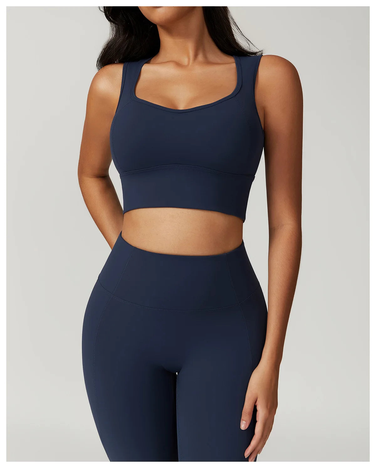 Breathable Padded Yoga Push Up Top