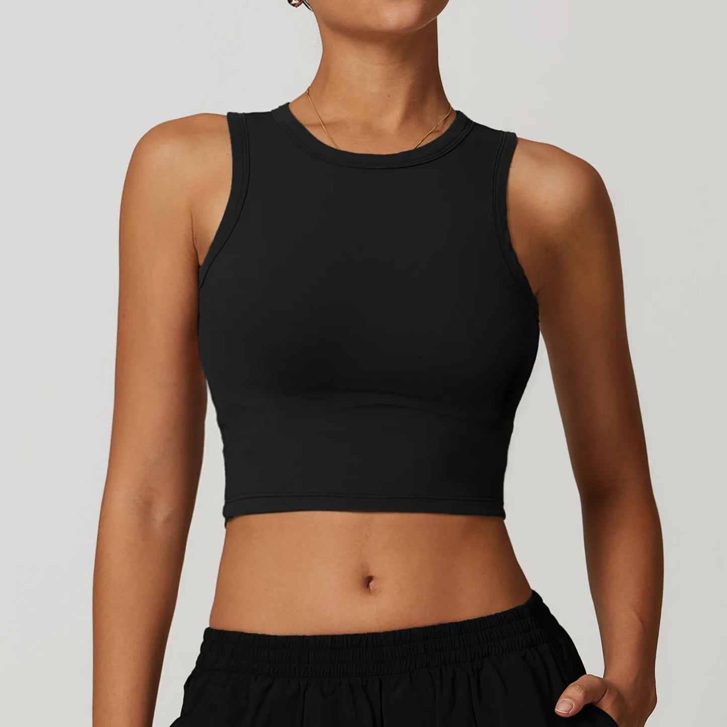 Simple Sleeveless Push up Top
