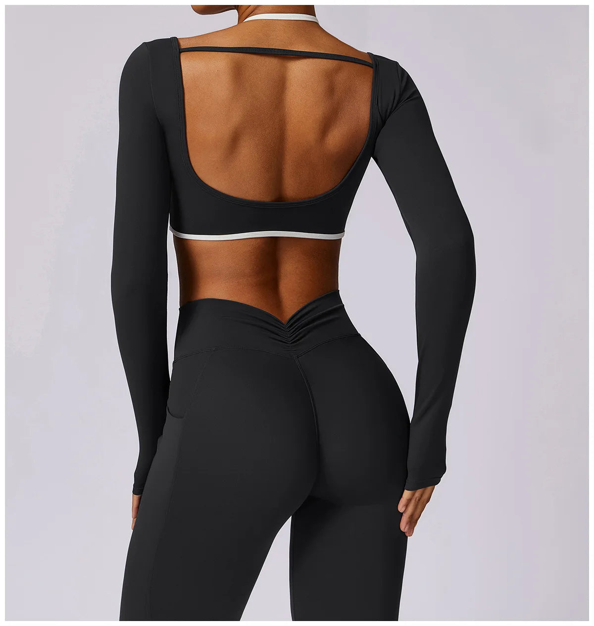 Elegant Yoga Set with Top Option