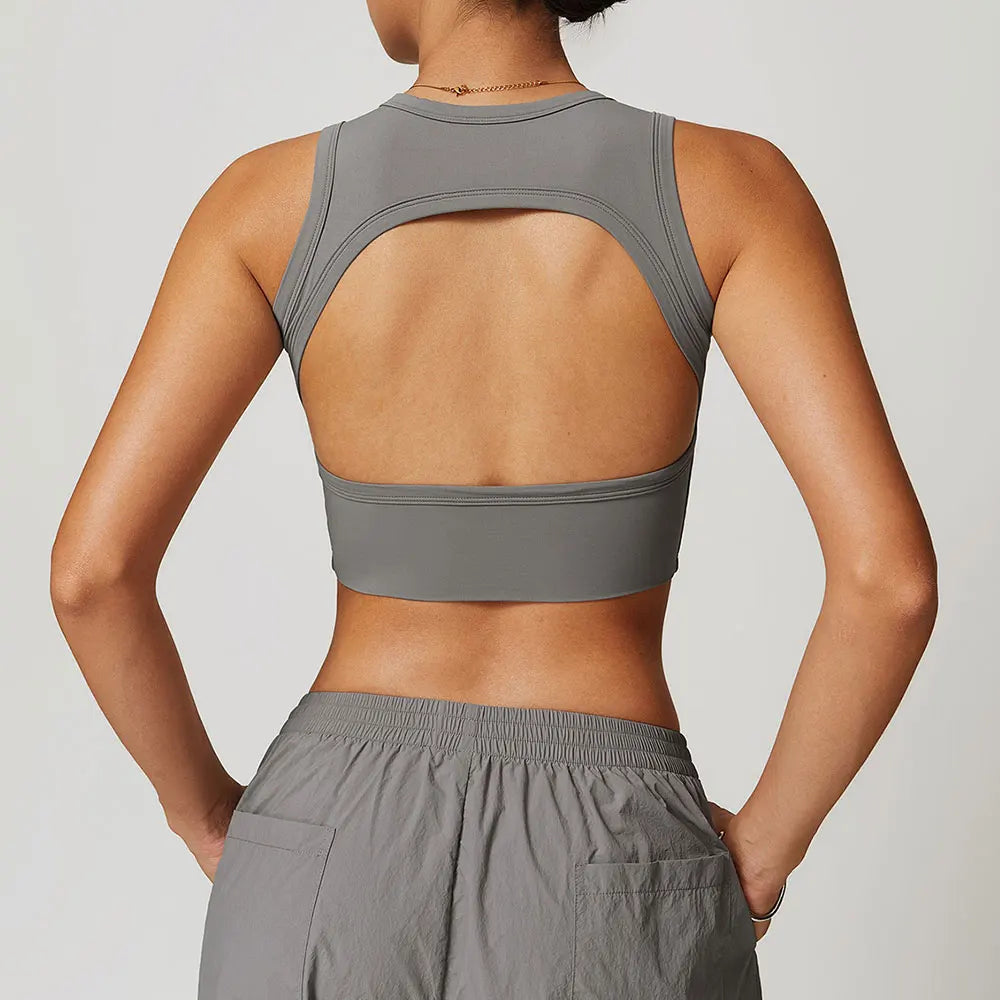 Simple Sleeveless Push up Top