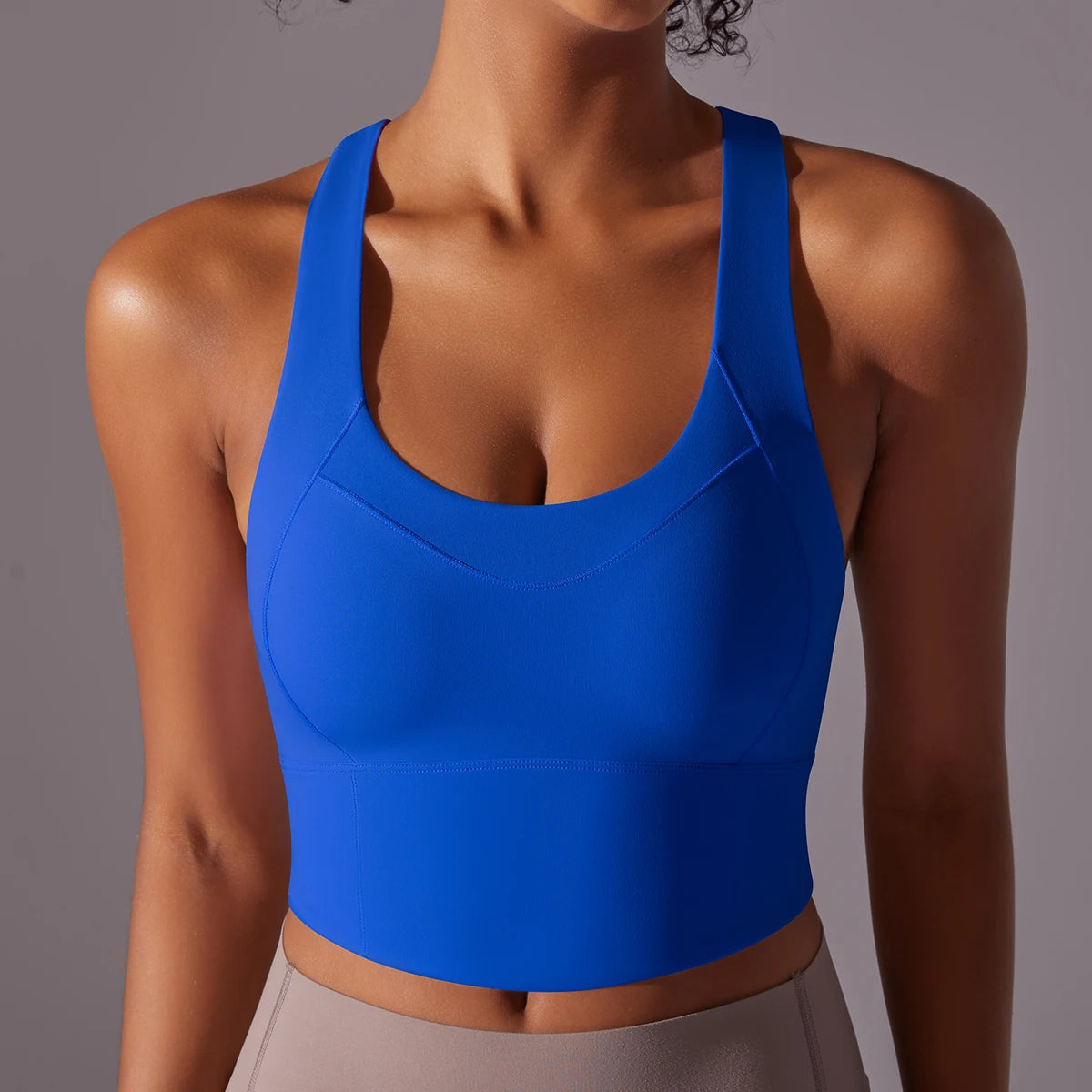 Sexy Simple Nylon Yoga Top