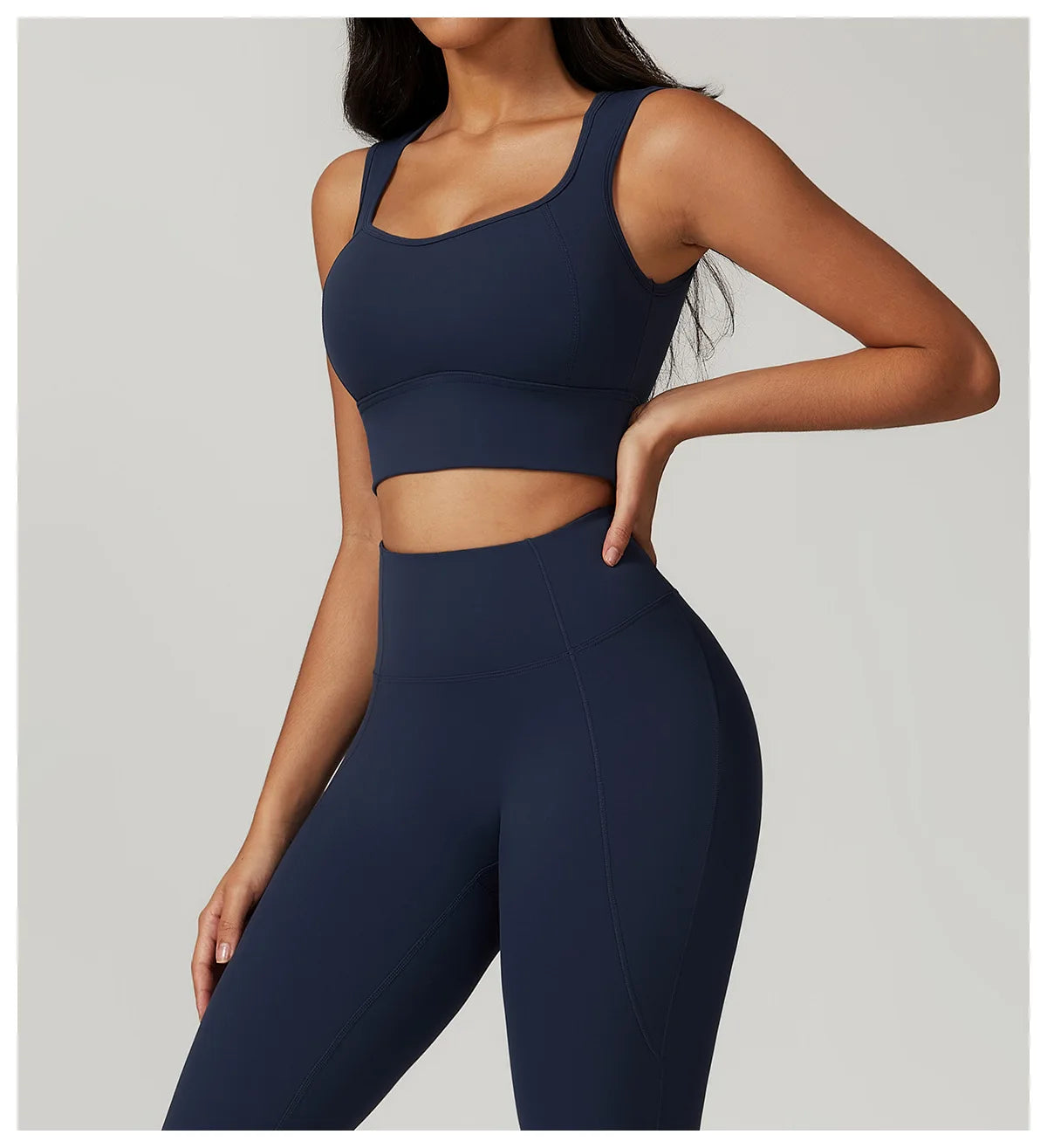 Breathable Padded Yoga Push Up Top