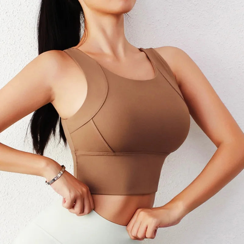 High Support Sports Yoga Crop Top
